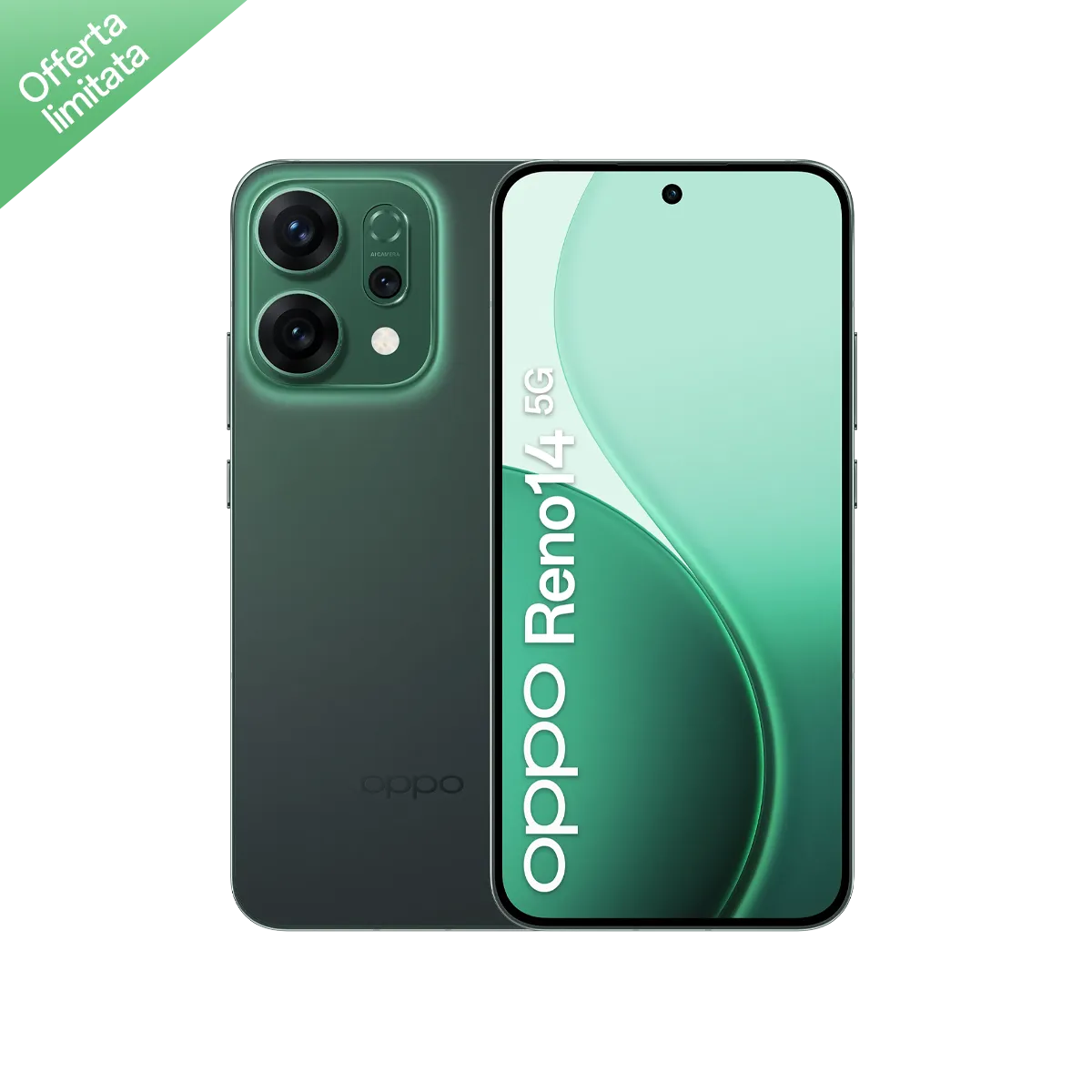 Immagine principale OPPO Reno14 5G Luminous Green