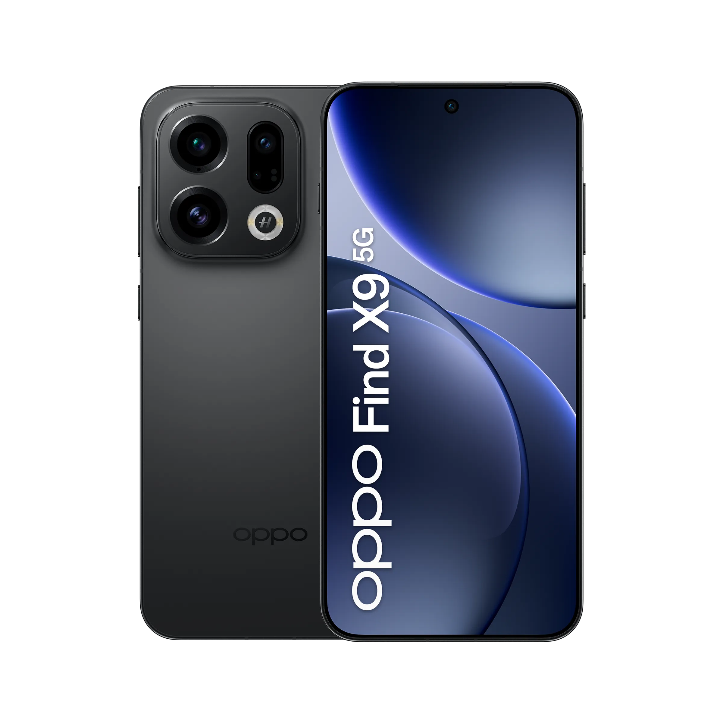Vista frontale OPPO Find X9 Space Black