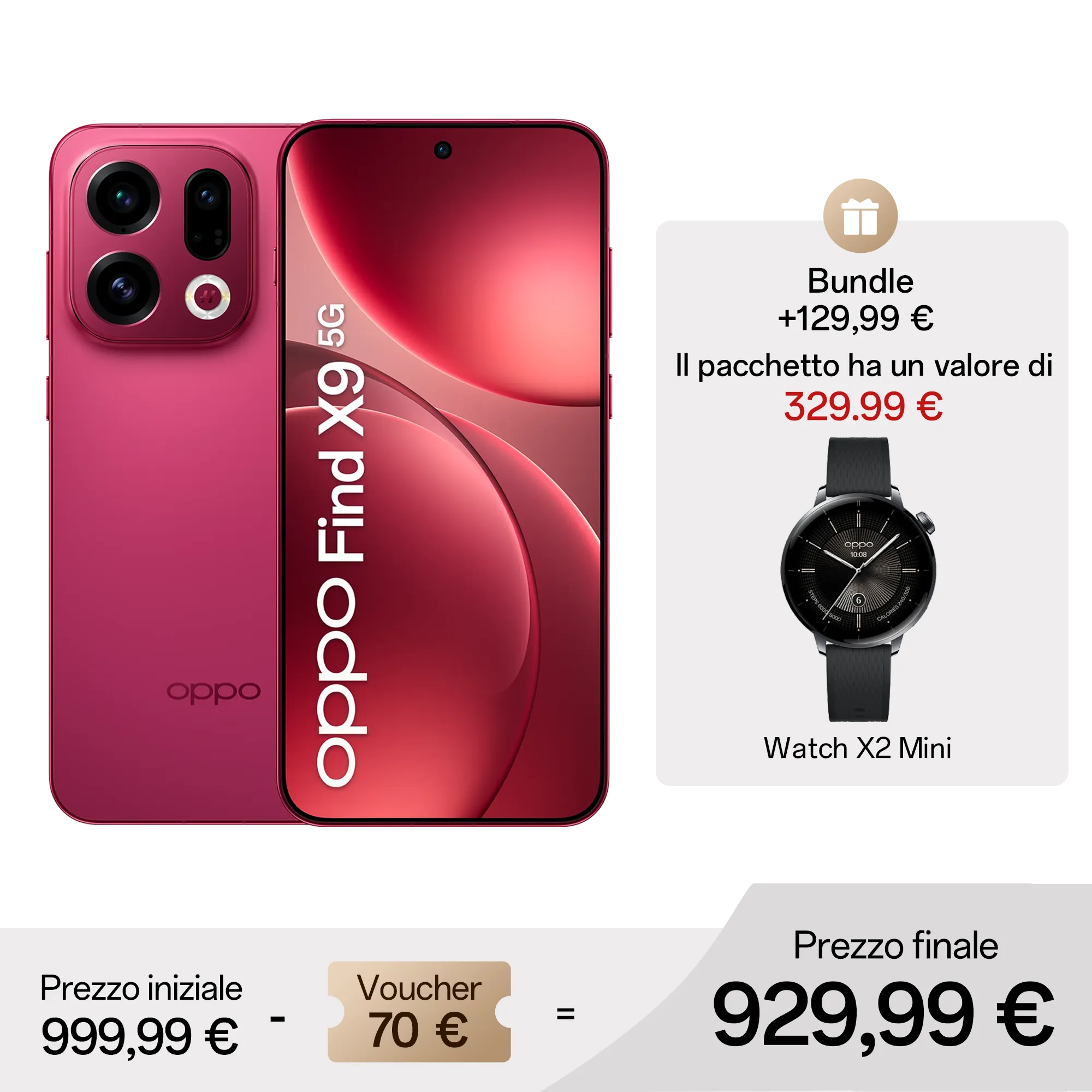OPPO Find X9 Prezzo