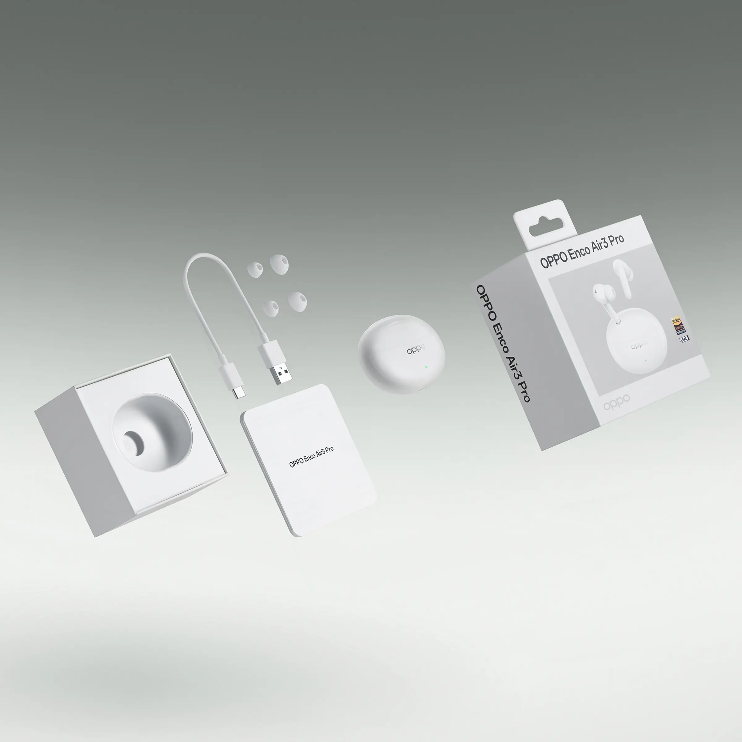 OPPO Enco Air3 Pro White_4